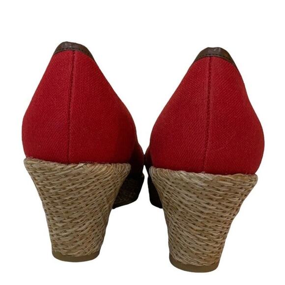 Merona Wenda Shoes Women's Size 8.5 Espadrilles Open Toe Slip On Platform Heels - Picture 6 of 11